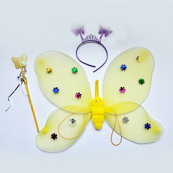 Butterfly Wings Set Yellow