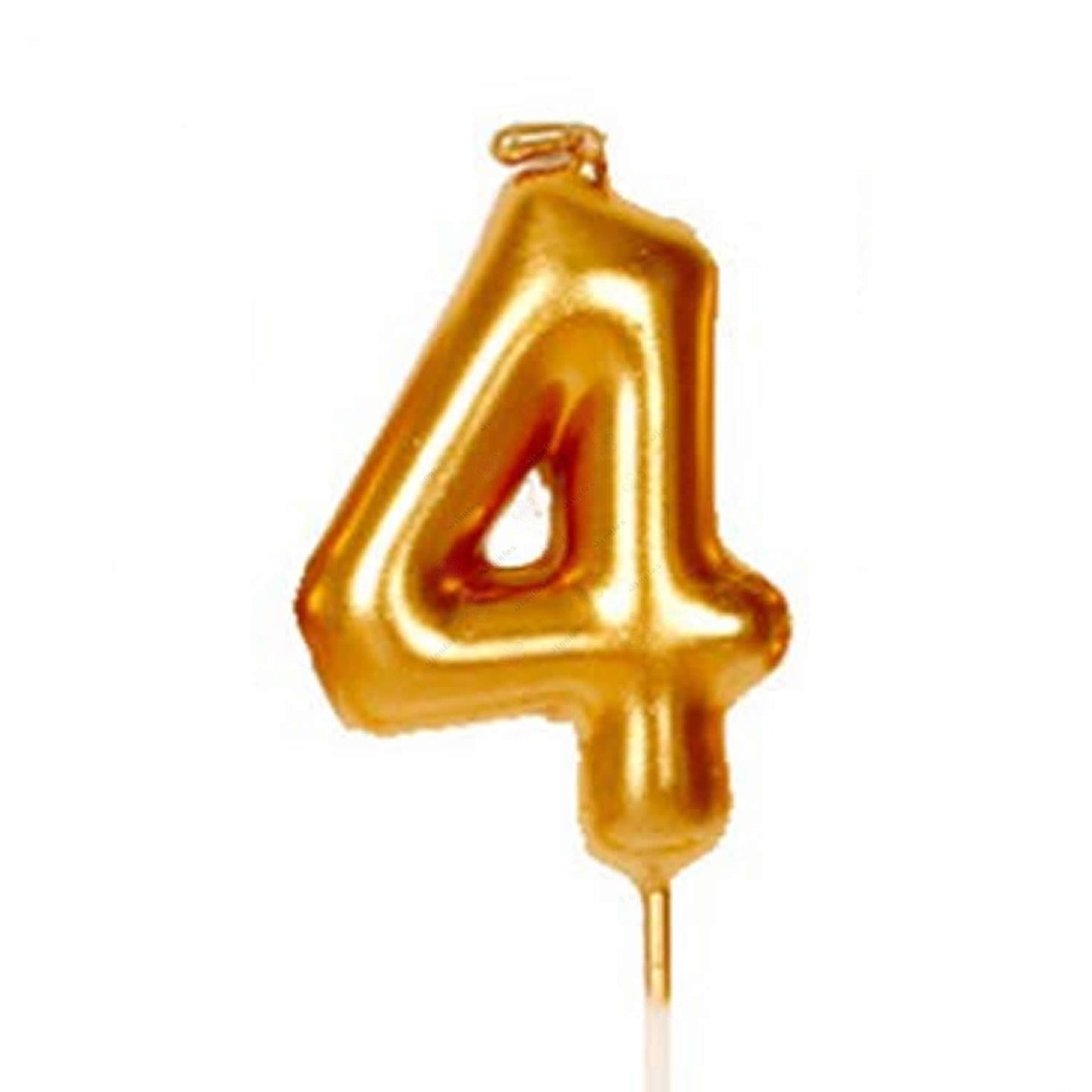 Gold Number Candles