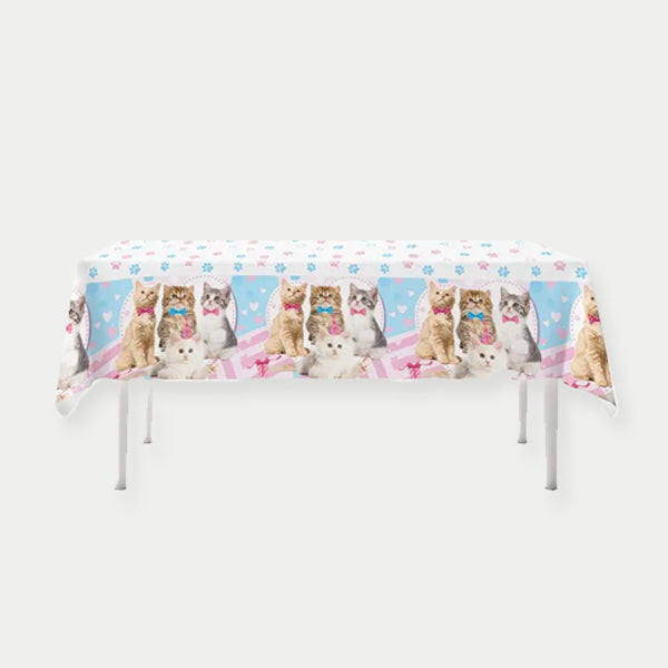 Cat Theme Tablecover