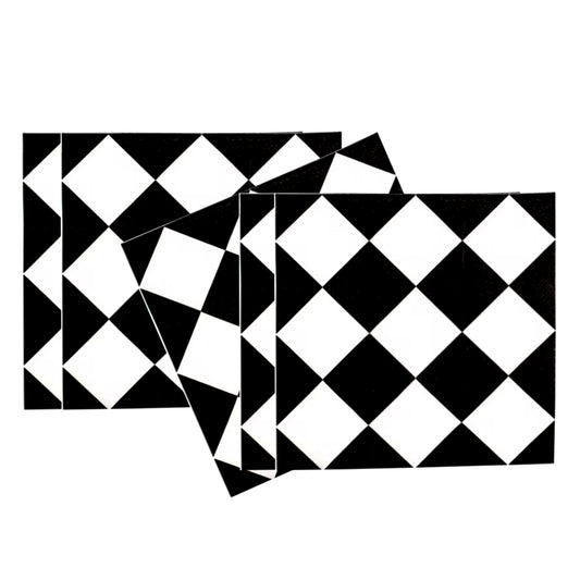 Chequered Party Theme Paper Napkin