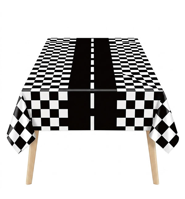 chequered table cloth