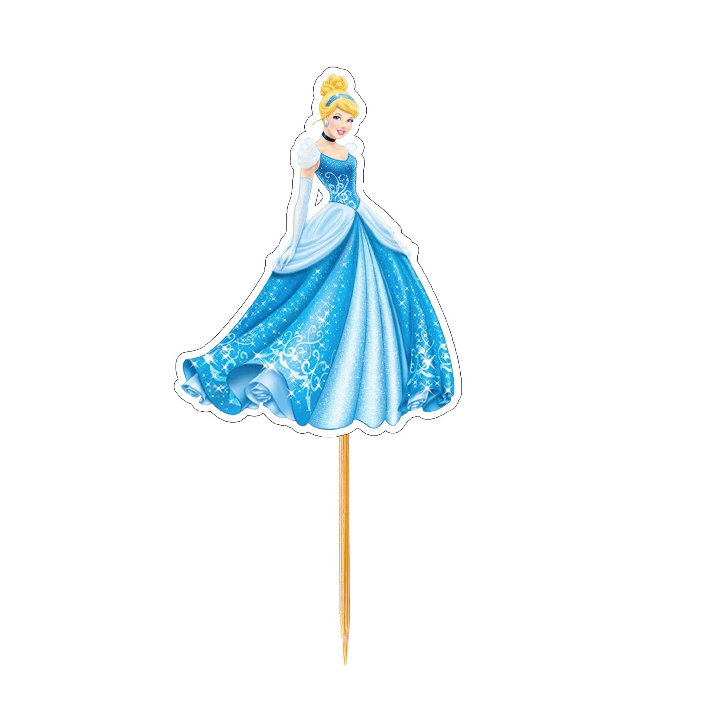 Disney Cinderella Princess Cup Cake Topper