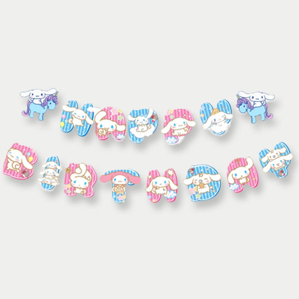 Cinnamaroll Theme Letter Banner