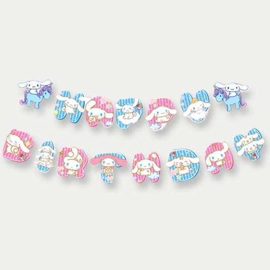 Cinnamaroll Theme Letter Banner