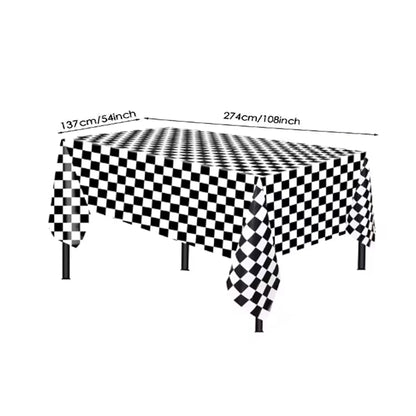 Chess Party Theme Table Cloth