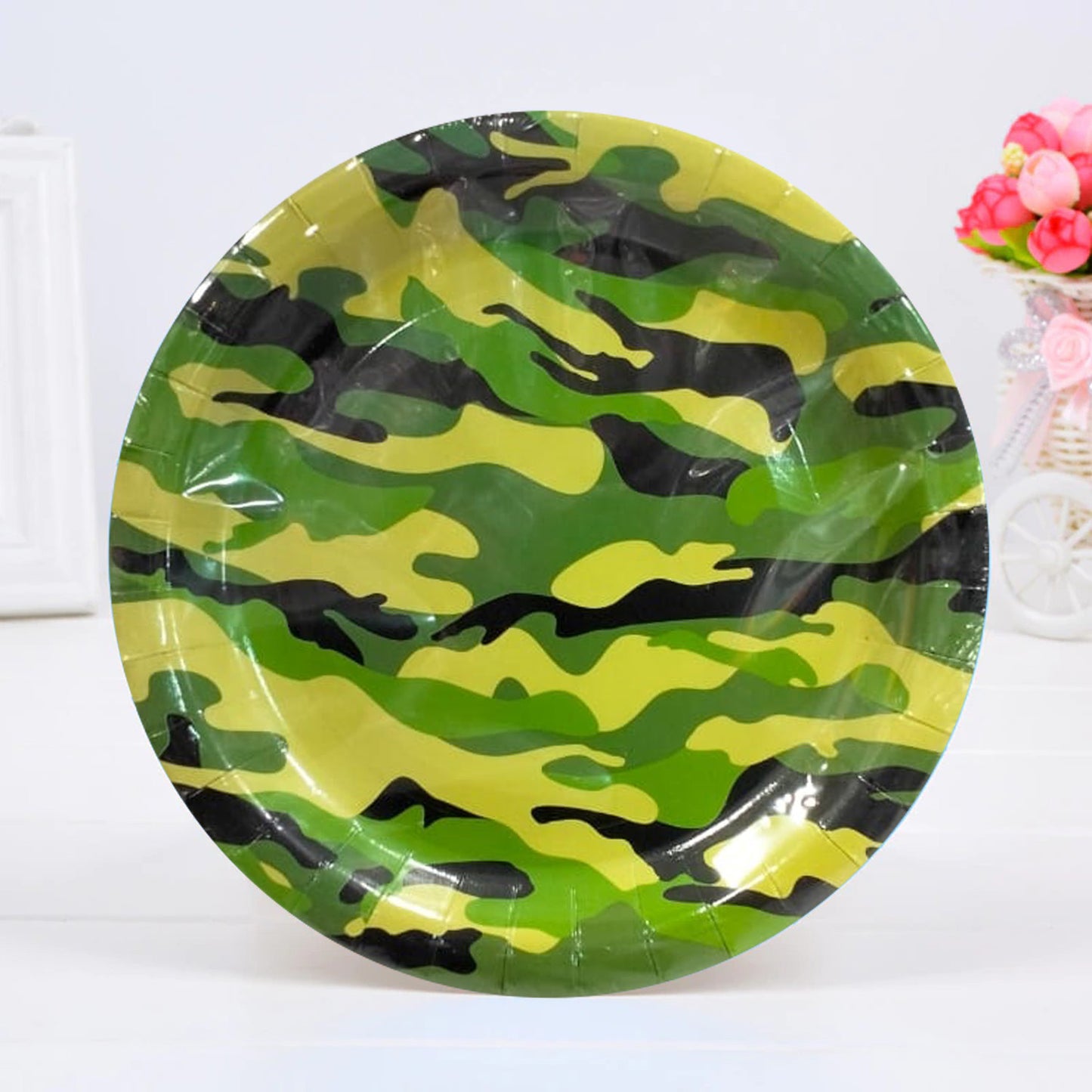 Camouflage Themes Paper Plate