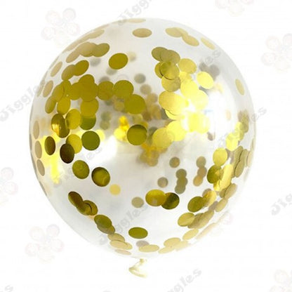 Confetti Gold Balloon