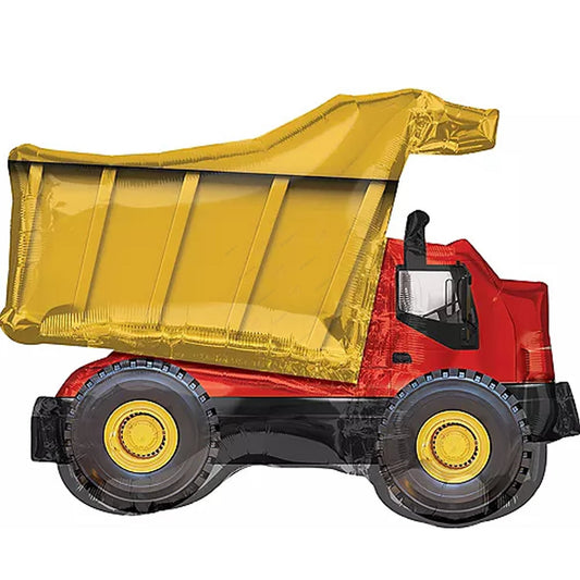 Dump Truck Foil Balloon