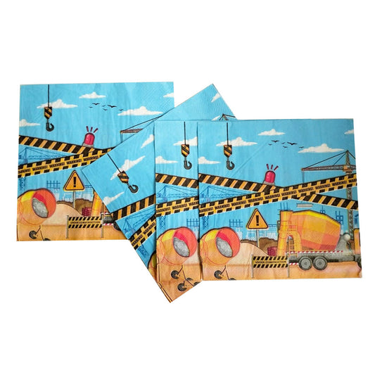 Construction Theme Napkins