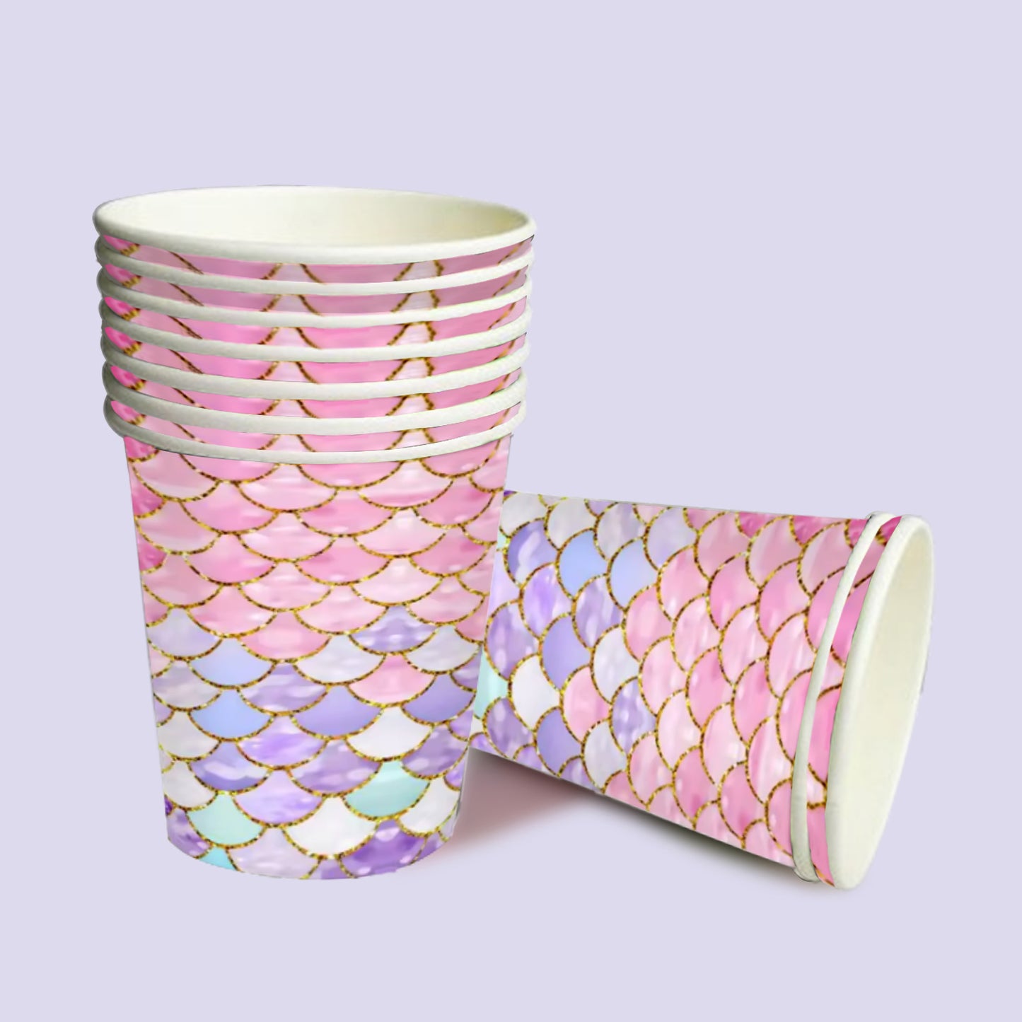 Mermaid Scales Paper Cup