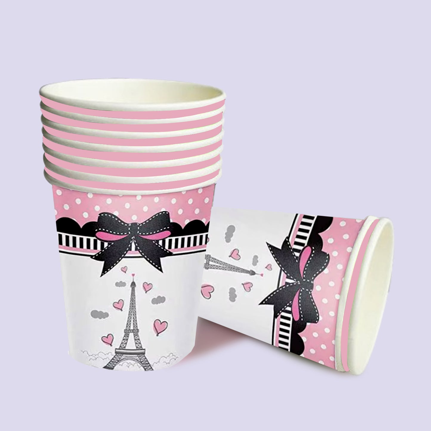 Paris Party Theme Paper Cup