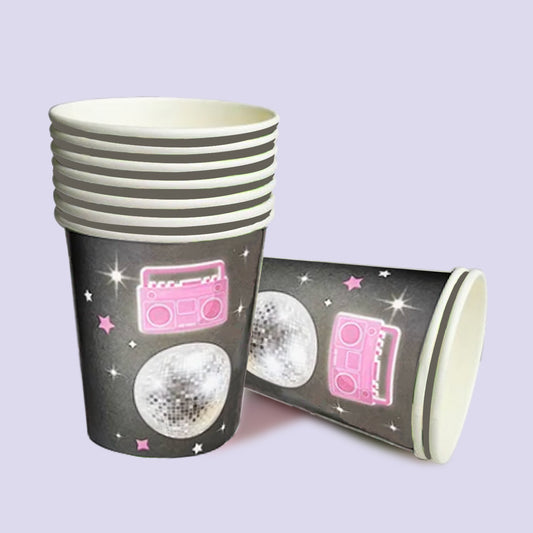 Disco Theme Paper Cup