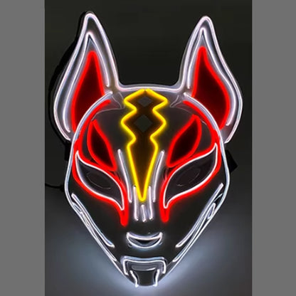 LED Fox Mask Light Up Mask