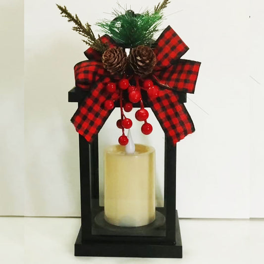 Decorative Lantern with Candle