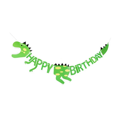 Dinosaur Theme Birthday Banner