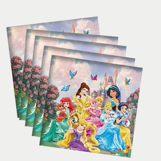 Disney Princess Themes Paper Napkins