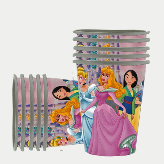 Disney Princess Themes Paper Cups