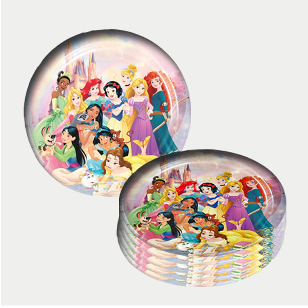 Disney Princess Themes Paper Plates