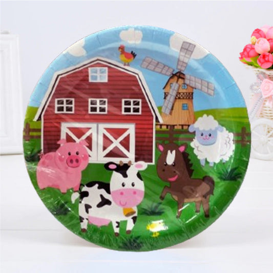 Farm Paper Plate