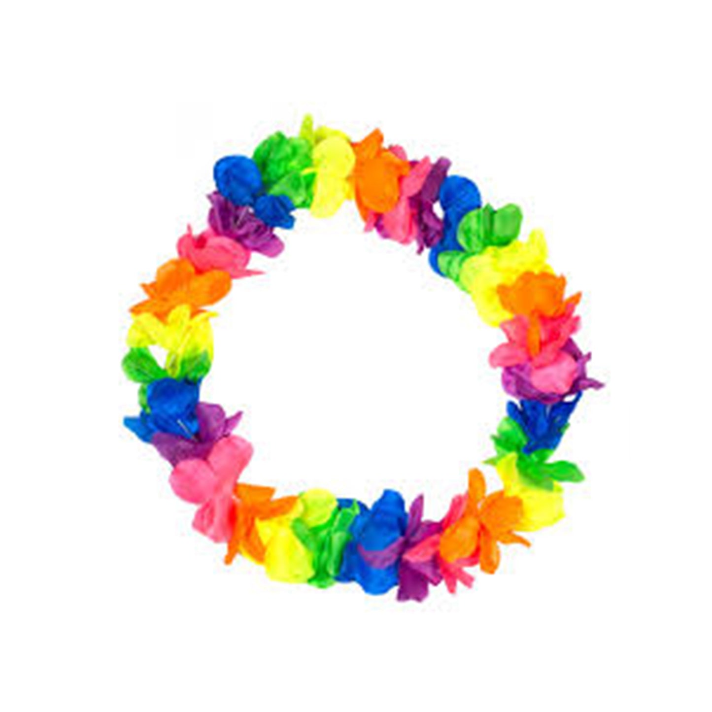 Hawaiian Flower Lei Rainbow