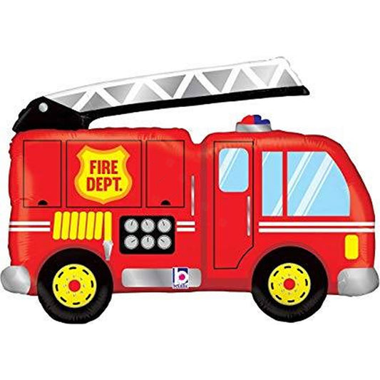 Fire Engine Foil Balloon