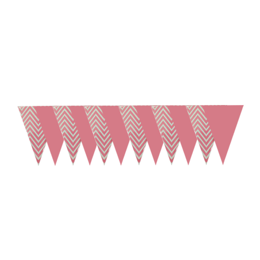 Mini Flage Bunting Light Pink