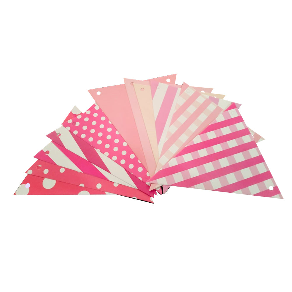 Mini Flage Bunting Pink