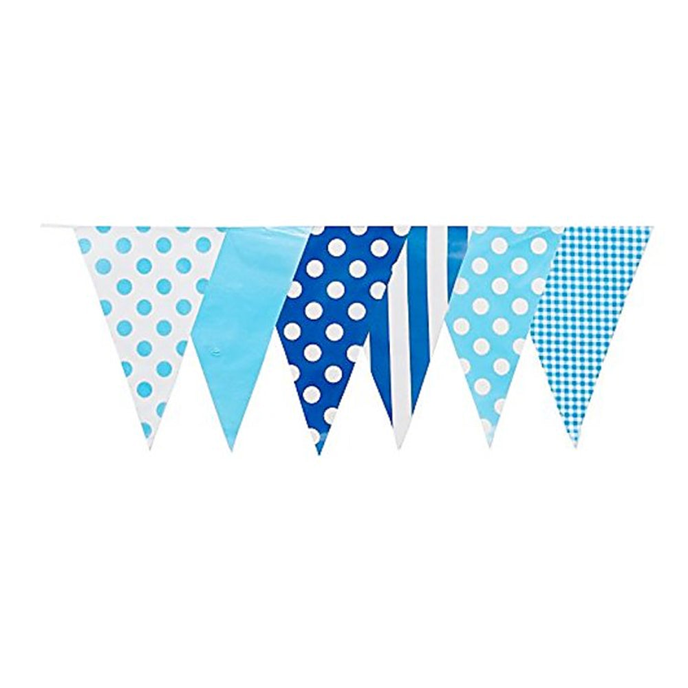 Mini Flage Bunting Blue
