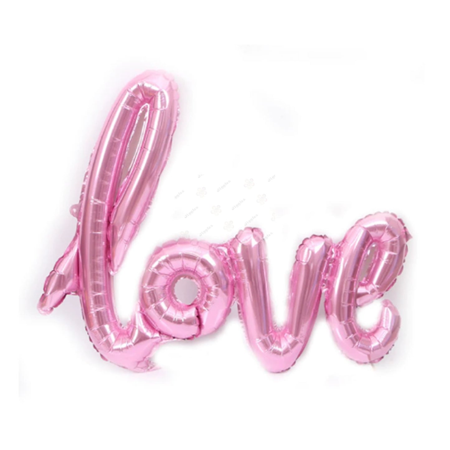 Love Script Foil Balloon Gold