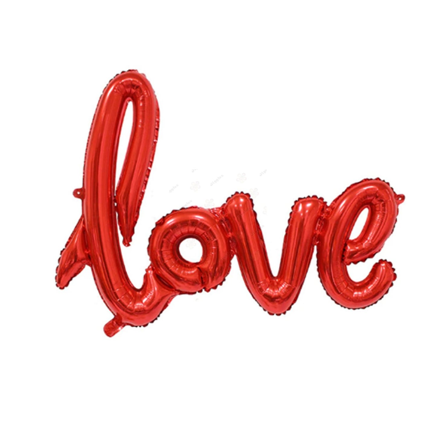 Love Script Foil Balloon Gold