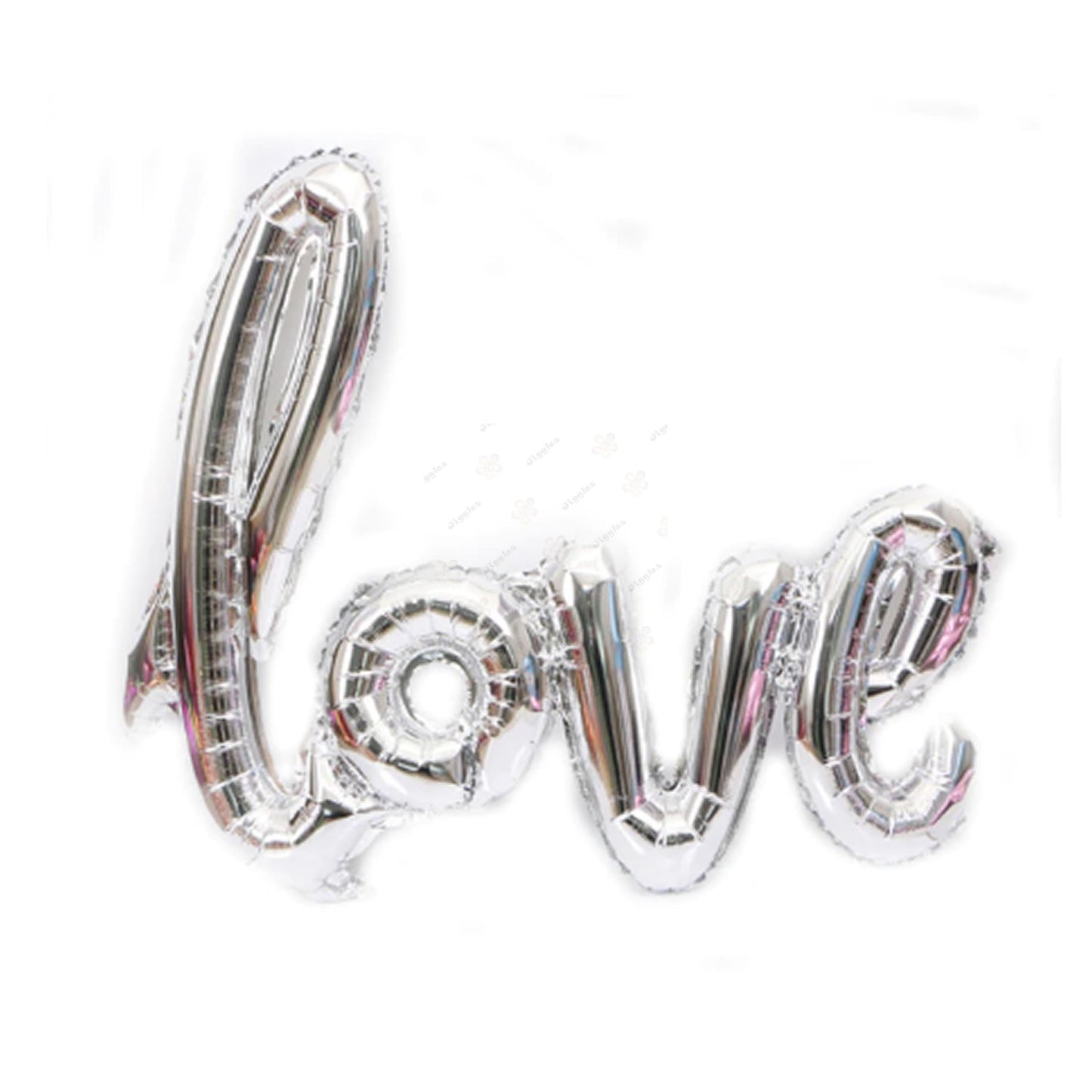 Love Script Foil Balloon Gold