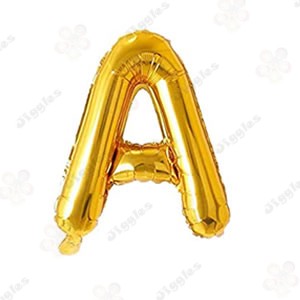 Foil Letter Balloon Gold