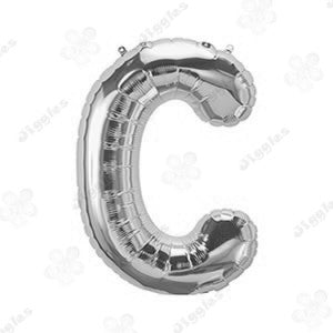 Foil Letter Balloon Silver