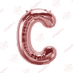 Foil Letter Balloon Rose Gold