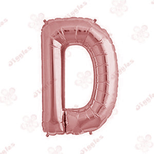 Foil Letter Balloon Rose Gold