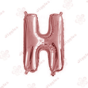 Foil Letter Balloon Rose Gold