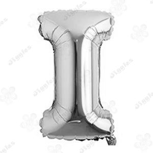 Foil Letter Balloon Silver