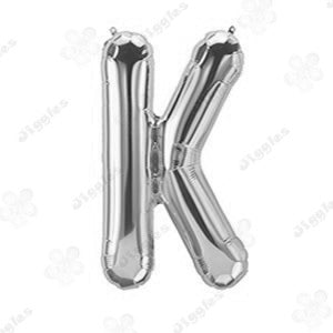 Foil Letter Balloon Silver