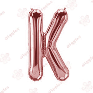 Foil Letter Balloon Rose Gold