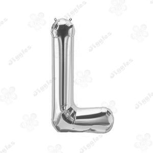 Foil Letter Balloon Silver