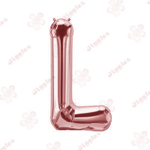 Foil Letter Balloon Rose Gold