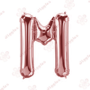 Foil Letter Balloon Rose Gold