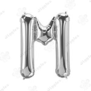 Foil Letter Balloon Silver