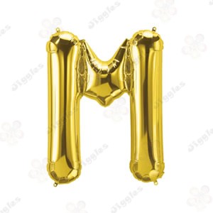 Foil Letter Balloon Gold