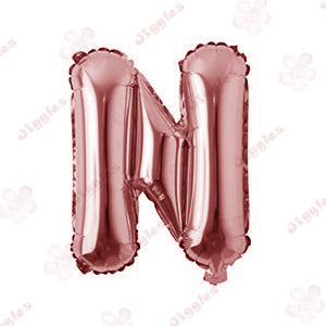 Foil Letter Balloon Rose Gold