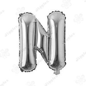 Foil Letter Balloon Silver