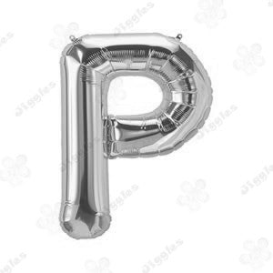 Foil Letter Balloon Silver