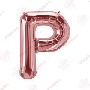 Foil Letter Balloon Rose Gold