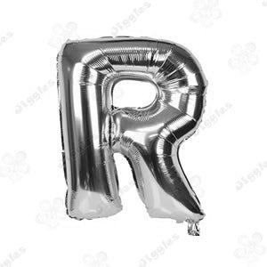 Foil Letter Balloon Silver