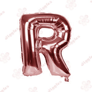 Foil Letter Balloon Rose Gold